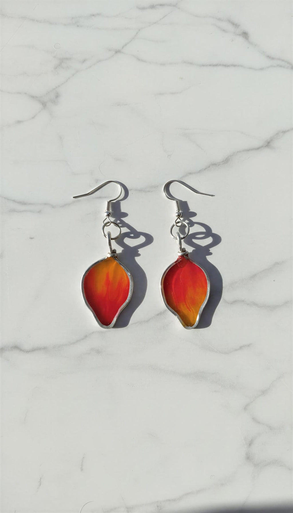 Pendientes llamas de fuego
