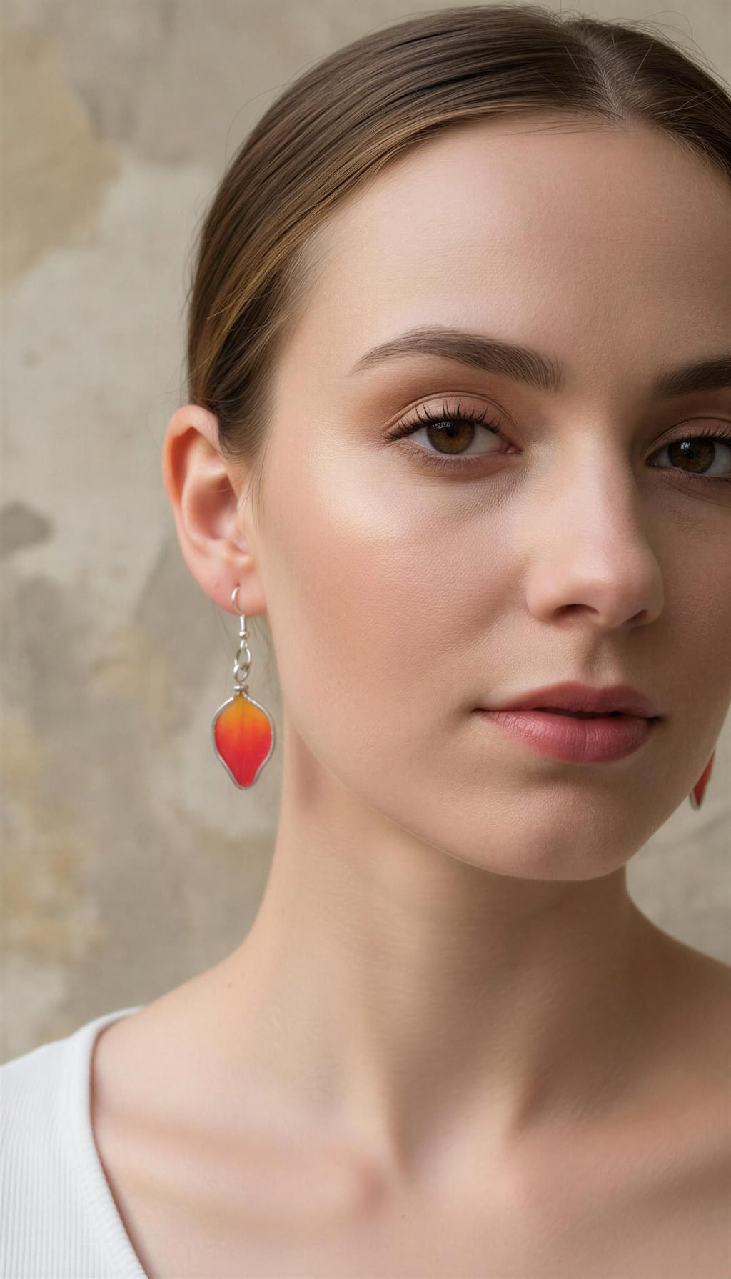 Pendientes llamas de fuego