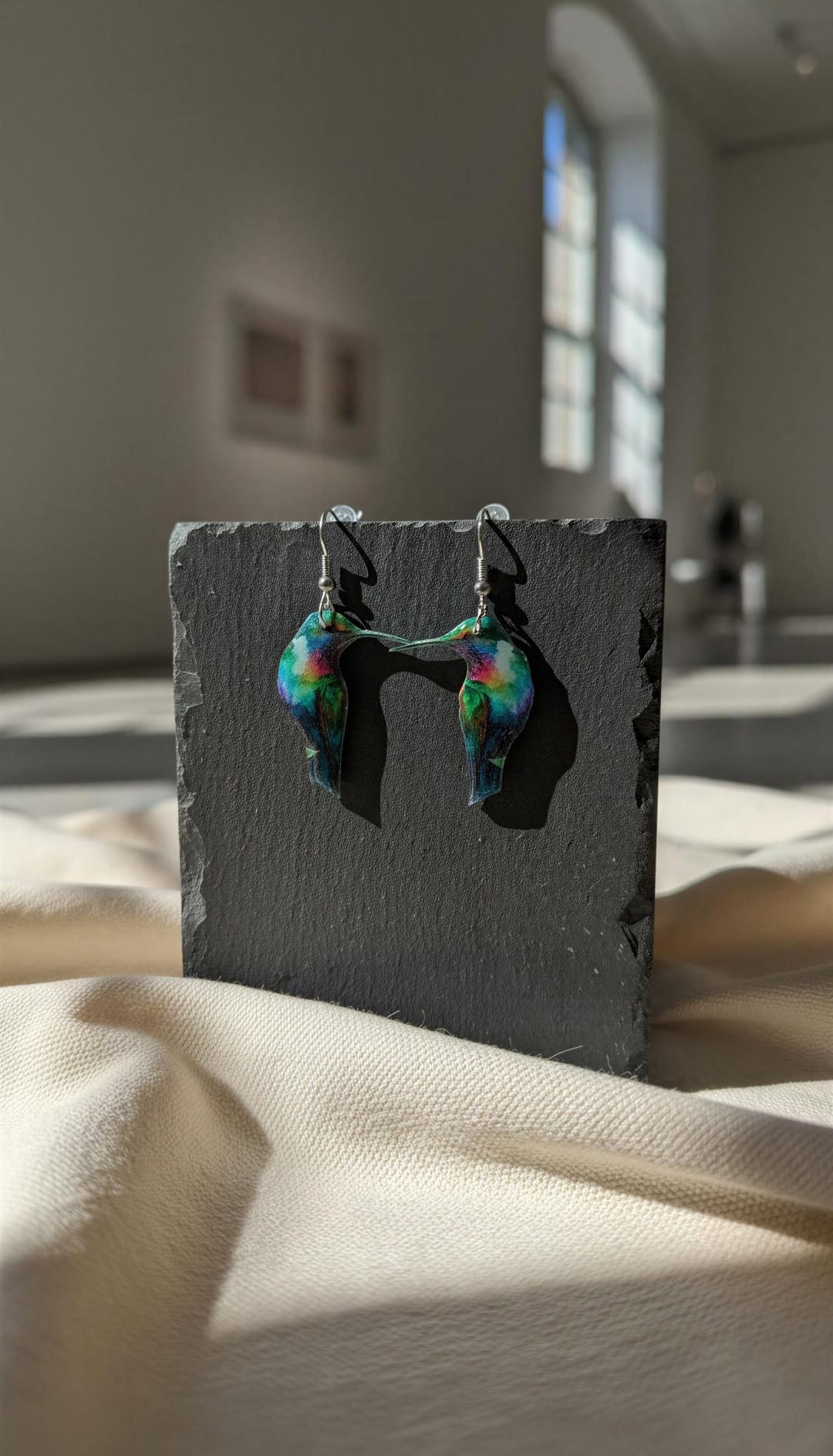 Pendientes silueta Colibrí